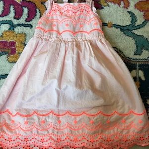 Little girls sleeveless dress